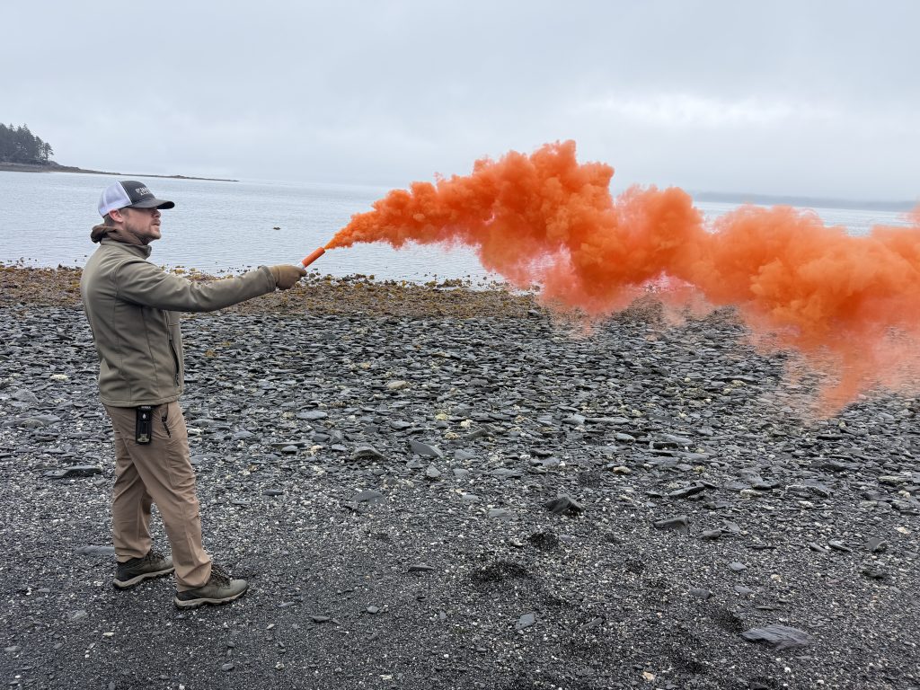 Wilderness training on Kodiak Island